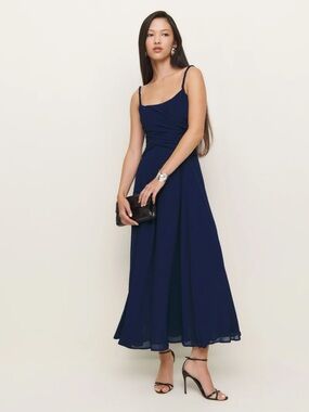 Reformation Raina Blue Dress